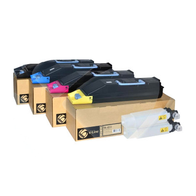 Картридж для Kyocera TASKalfa 400ci / 500ci / 552ci TK-855 (18k) (+Чип) Yellow БУЛАТ s-Line
