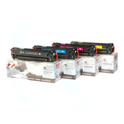 Картридж для HP Color LJ M251 / CP1215 / CP1525 CF210X / CB540A / CE320A (131X / 125A / 128A) Black Universal (2.4k) 7Q